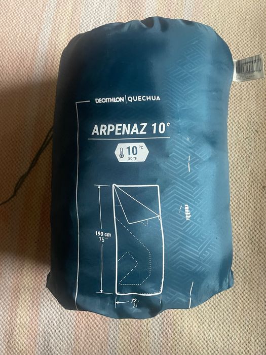 Quecha saco cama de campismo - ARPENAZ 10° - AZUL