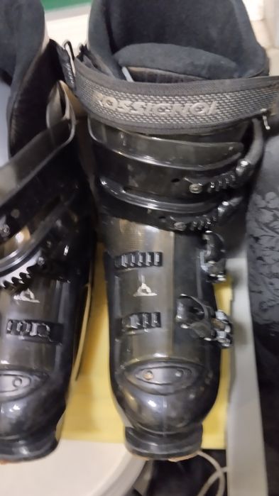 Mochila Lance e botas de ski Rossignol Salto STS Cockpit