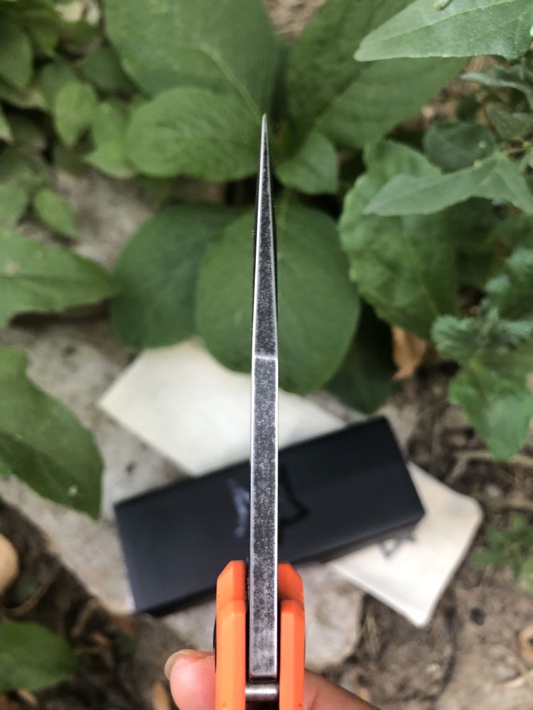 Нож Fox Core Tanto Black Blade Orange