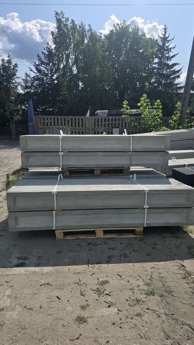 Podmurówka szara zbrojona h25cm ramka