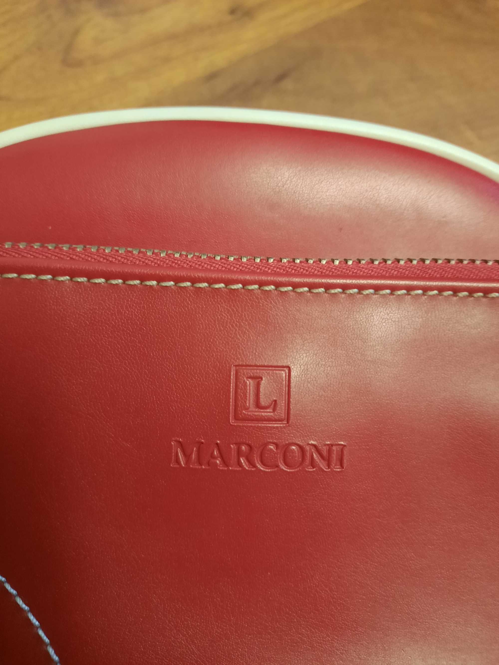 Czerwona torebka listonoszka L.Marconi