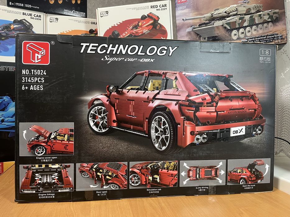 Конструктор Technik | гоночна машинка на радіокерувані | Aston Martin