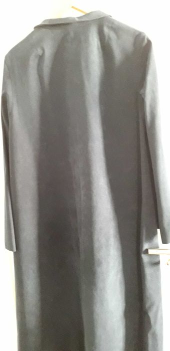 Casaco comprido de senhora, azul escuro