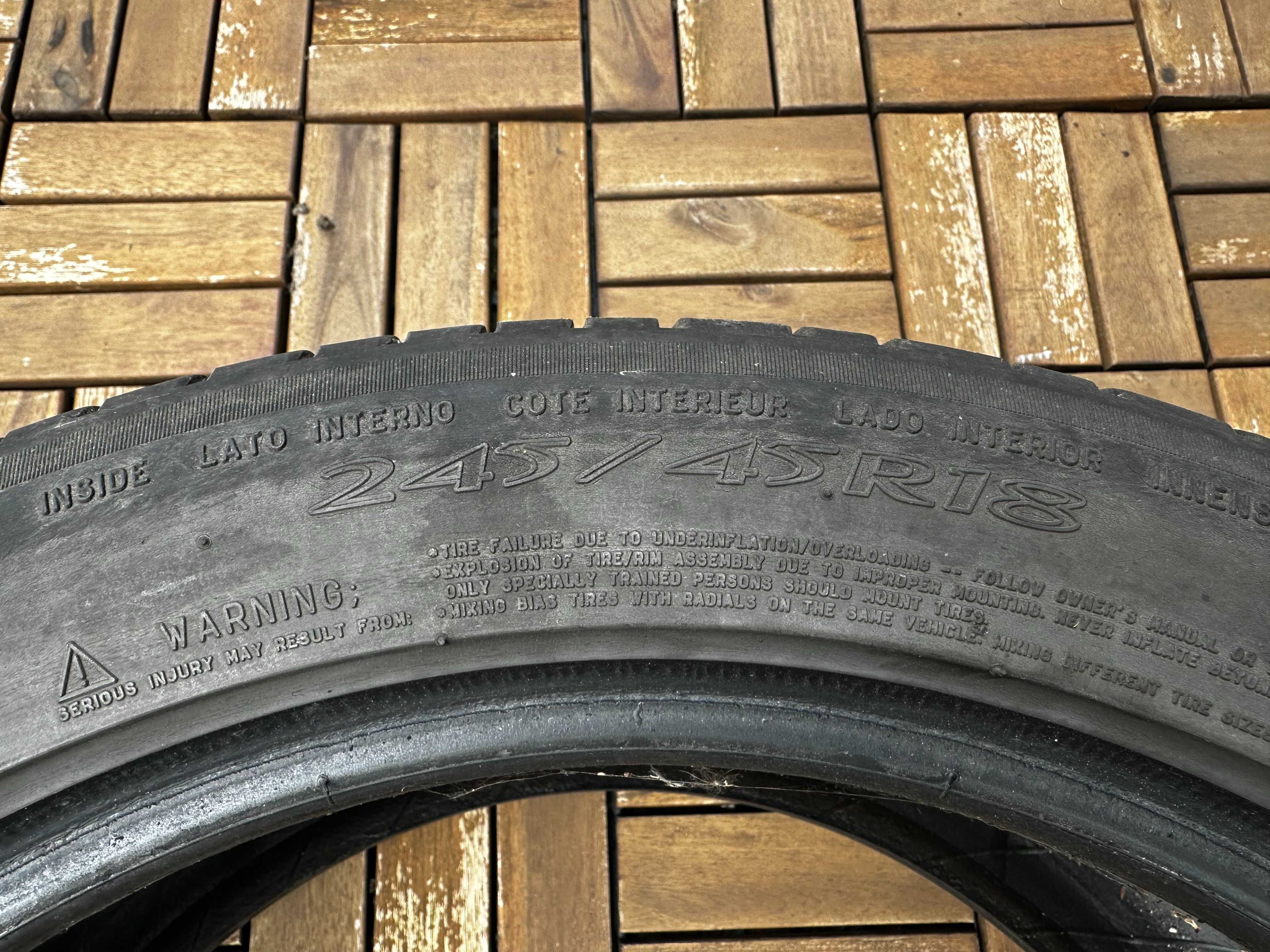 Opony letnie 2 szt 245/45 R18 Michelin Primacy 3