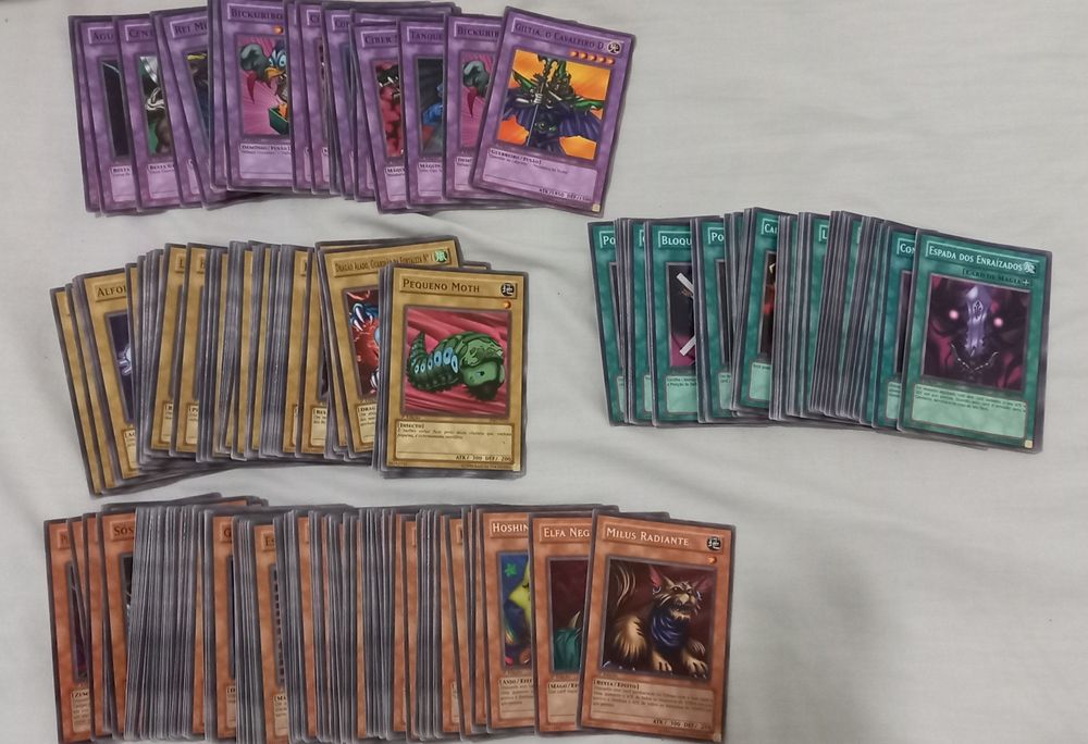 Cartas Yugioh yu gi oh comuns raras konami