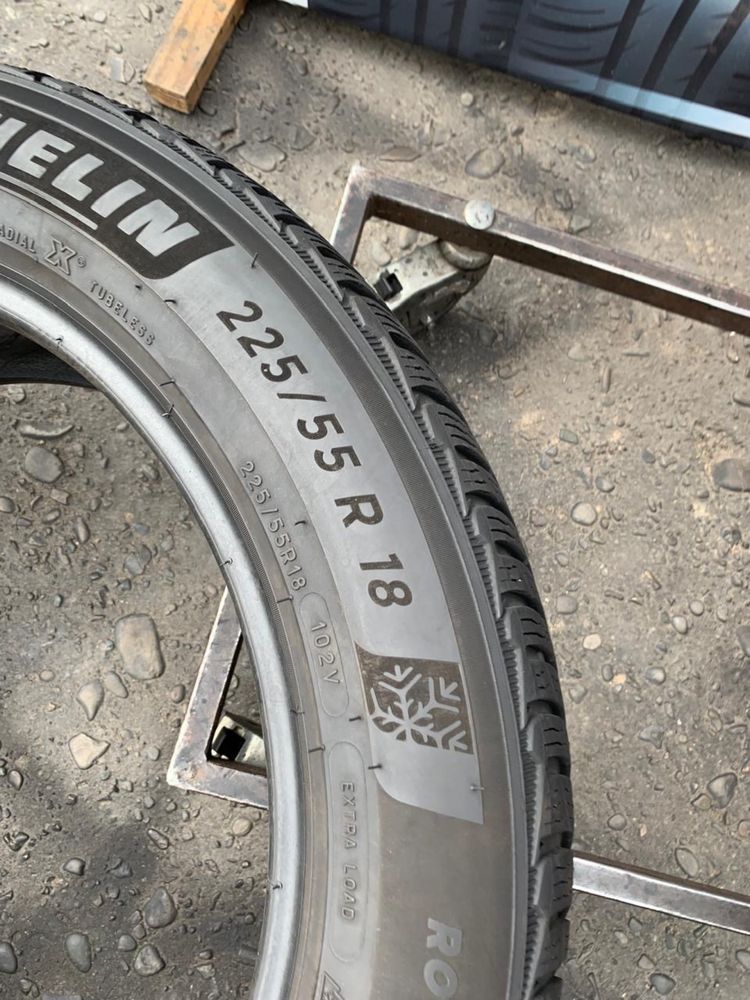 Шини 225/55 R18 Michelin 2023p зима 6,5/6мм