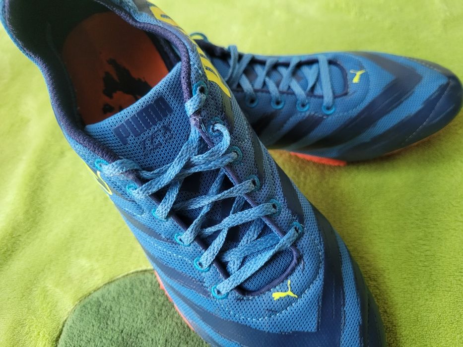 Kolce r 39 Puma sprinterskie Tfx Star V.2 + Blue in blue biegania