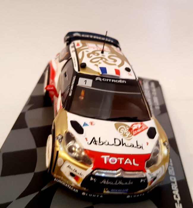 Citroën DS3 WRC 2013 Rally Monte Carlo 1/43 novo