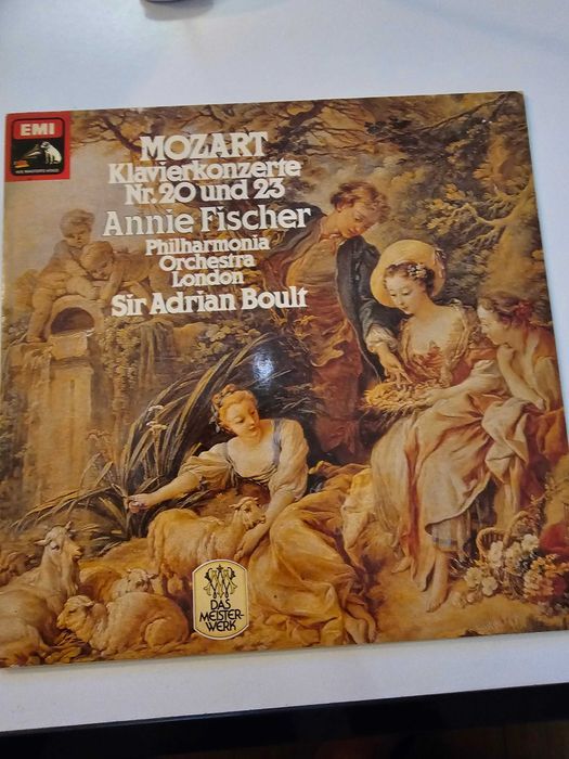 Płyta winylowa Mozart koncert fortepianowy nr 20 i 23 stan bdb