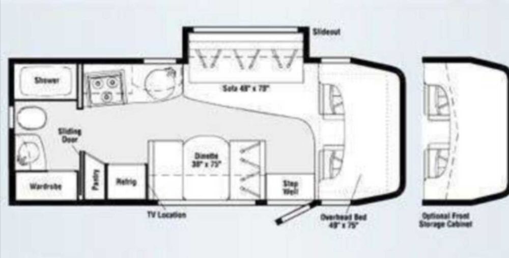 Winnebago Mercedes Sprinter c/ Slide-Out