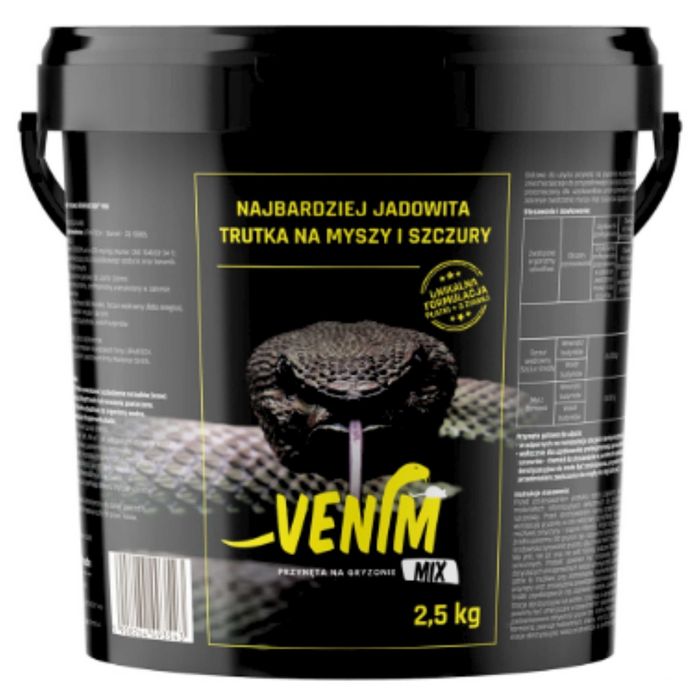 VENIM MIX/ PASTA 6kg 2,5kg 1kg 150g 100g– trutka na myszy i szczury
