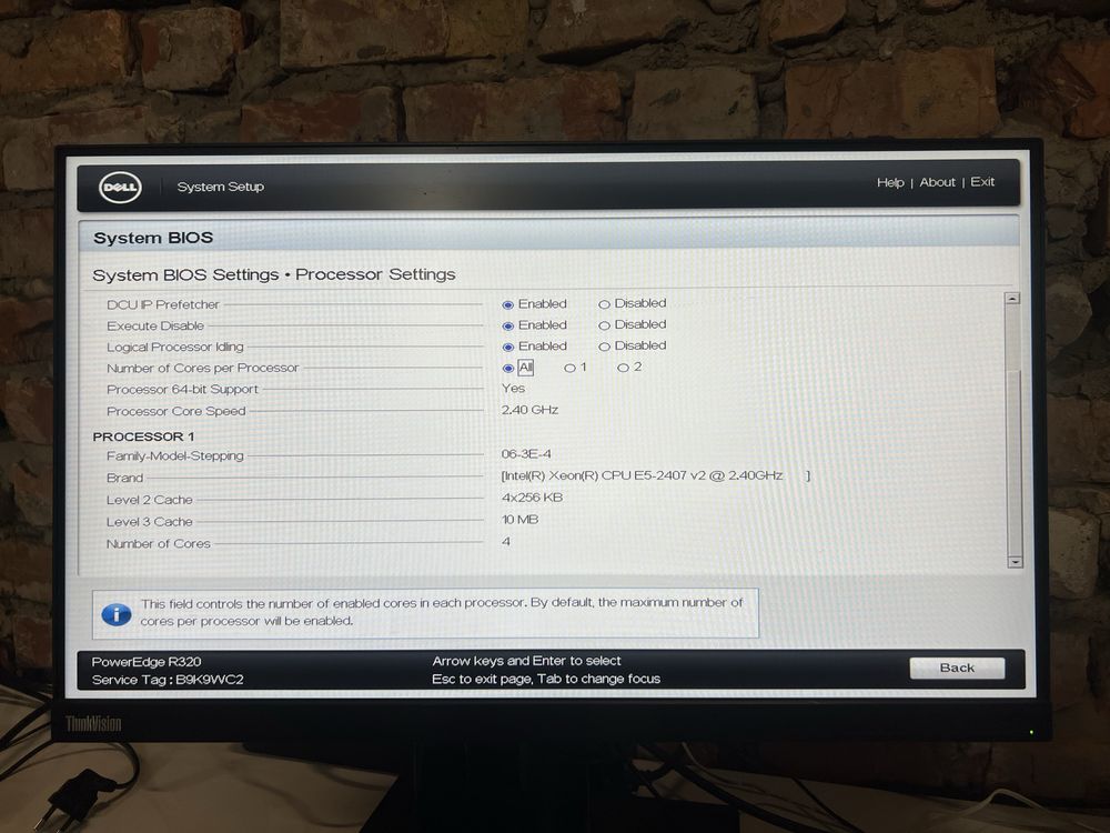 Сервер Dell PowerEdge R320 Xeon E5-2407 v2