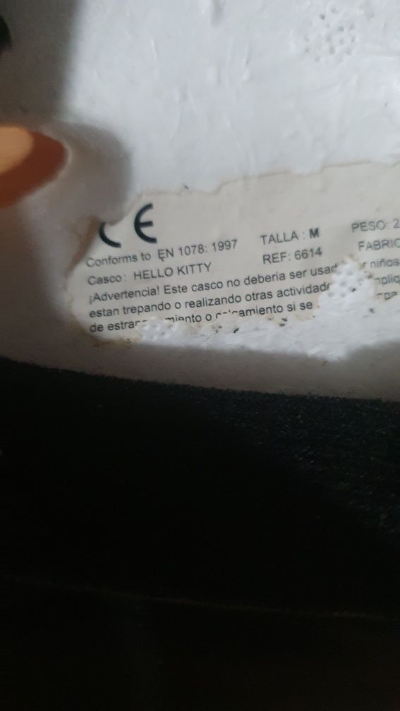 Capacete criança kitty