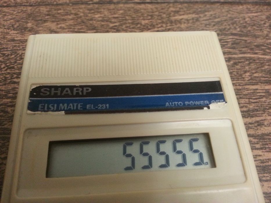 Калькулятор SHARP Шарп Elsi mate EL-231 Япония советских времен СССР