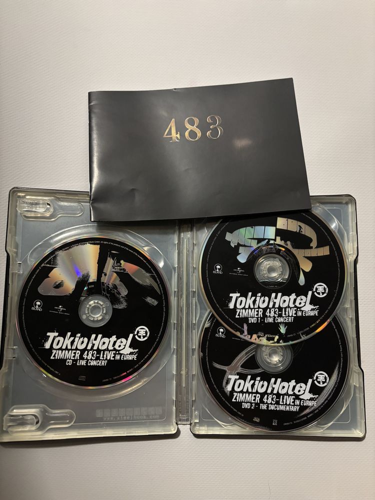 Tokio Hotel - Zimmer 483, Live In Europe - Limited Steel Edition