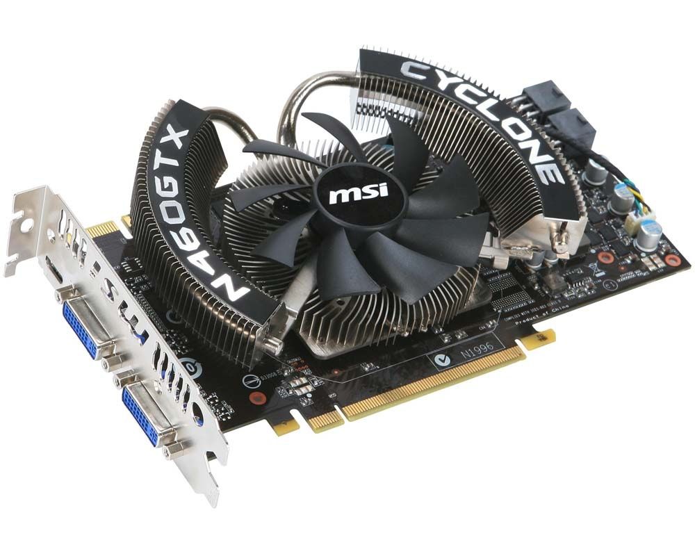 MSI N460GTX CYCLONE 768Mb.DDR5/192Bit.