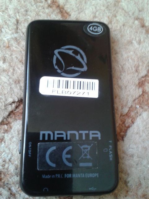 Odtwarzacz MP4 Manta 4GB