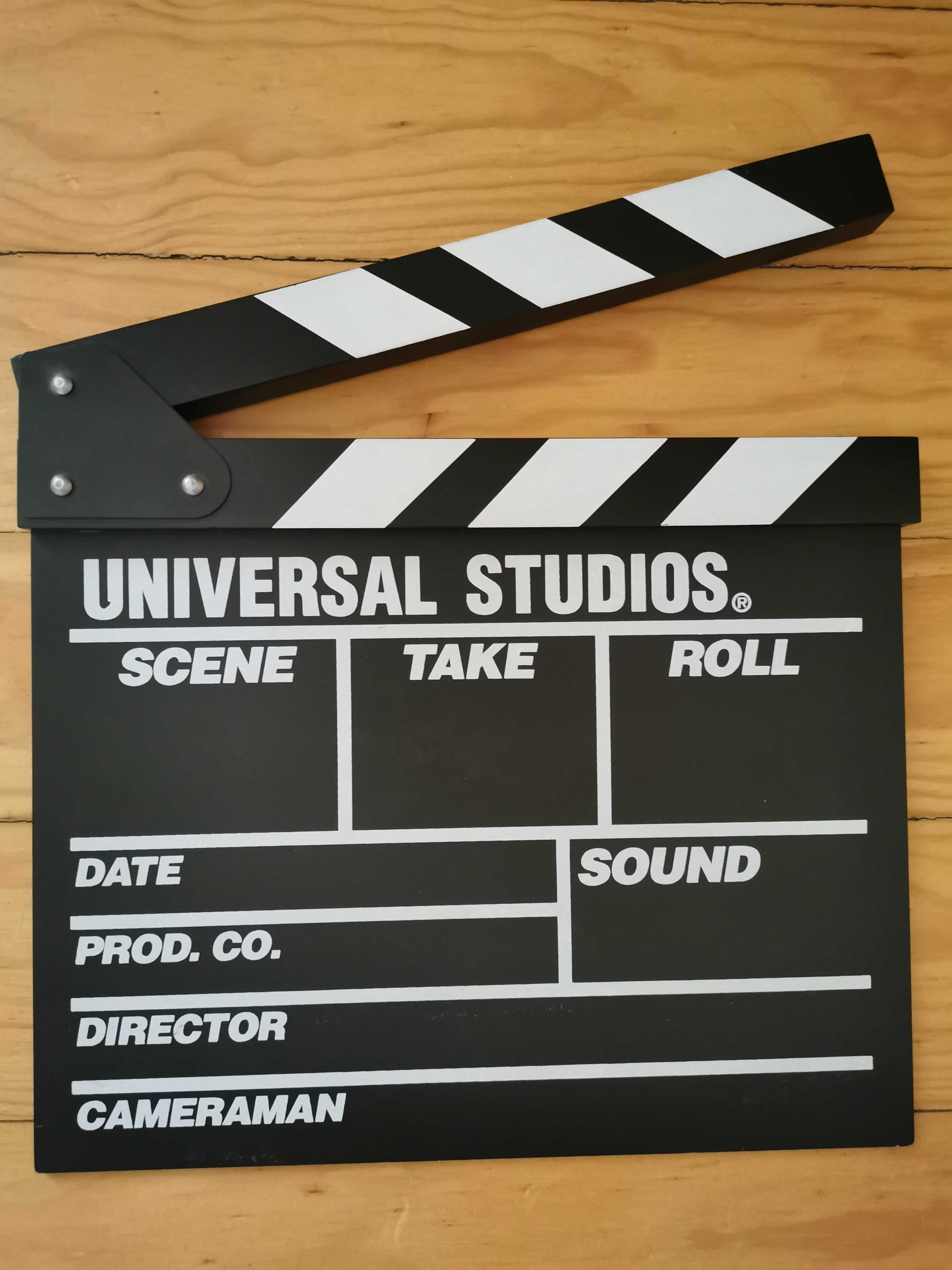 Filme Clapper Board / Placa de Director de Filme  Universal Studios