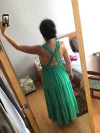 Vestido verde água