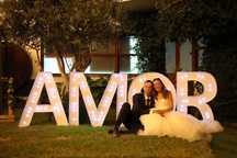 Aluguer Letras iluminadas XXL