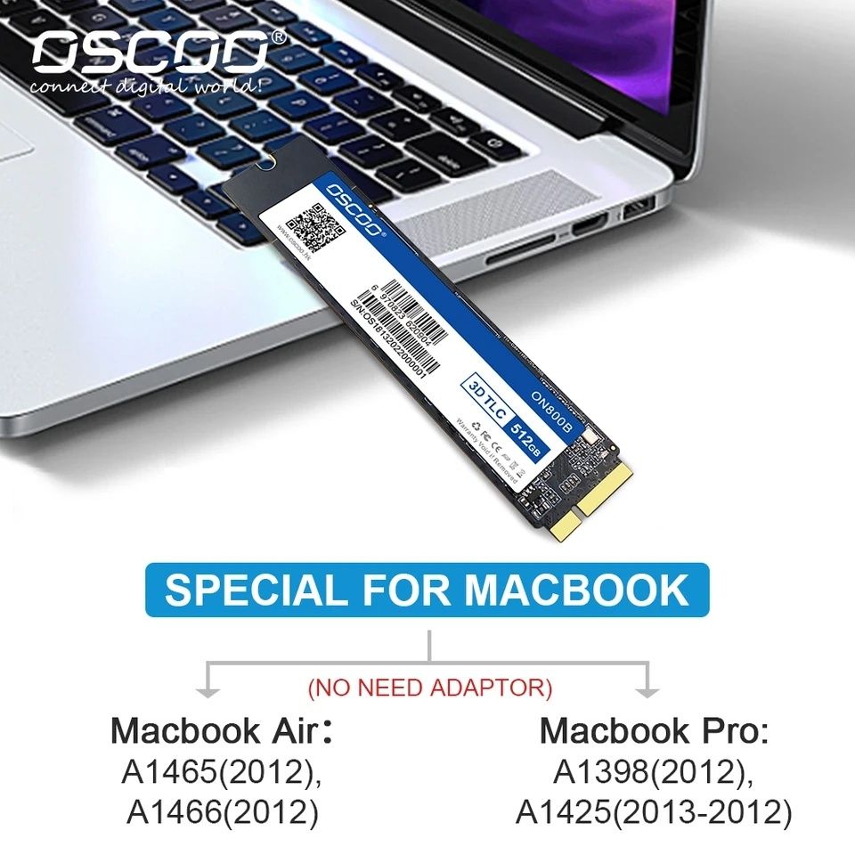 Apple Ssd 1Tb MacBook Air Pro 2tb iMac 256гб 2012-2018 512гб A1466 new
