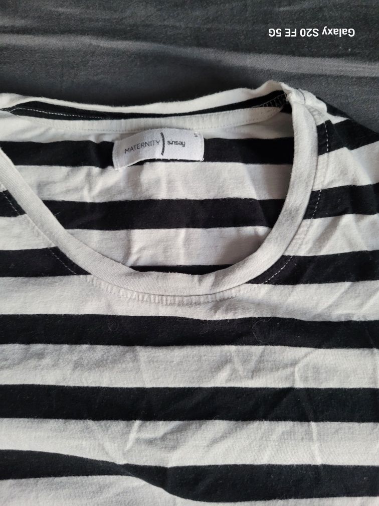 2 T-shirty ciążowe S