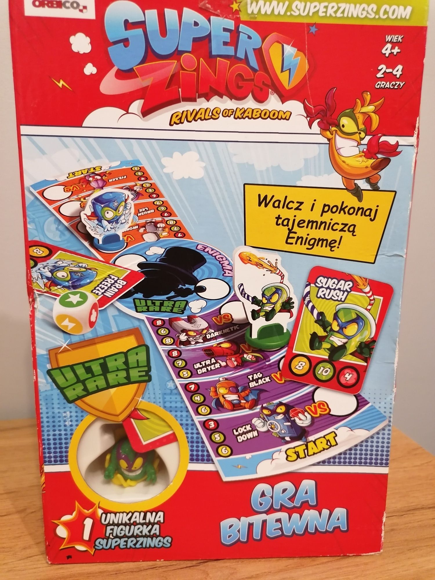Super Zings gra planszowa