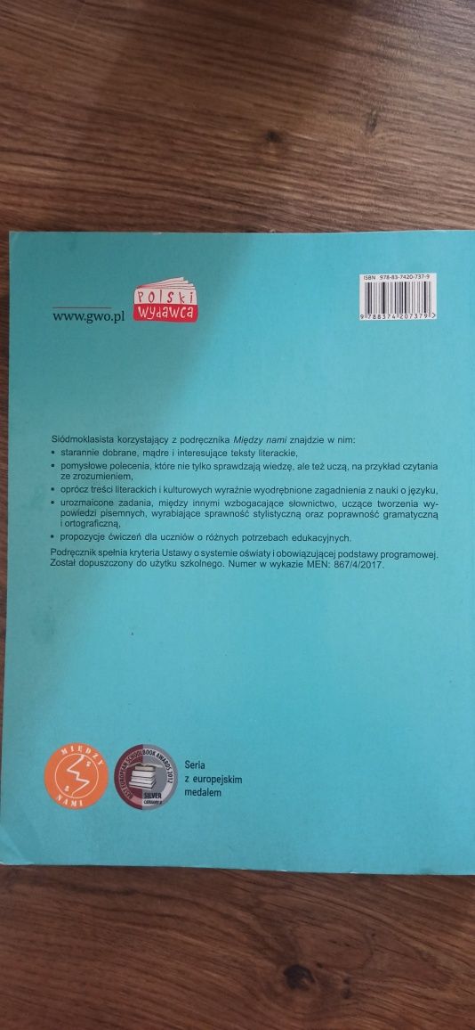 Między nami 7 podręcznik