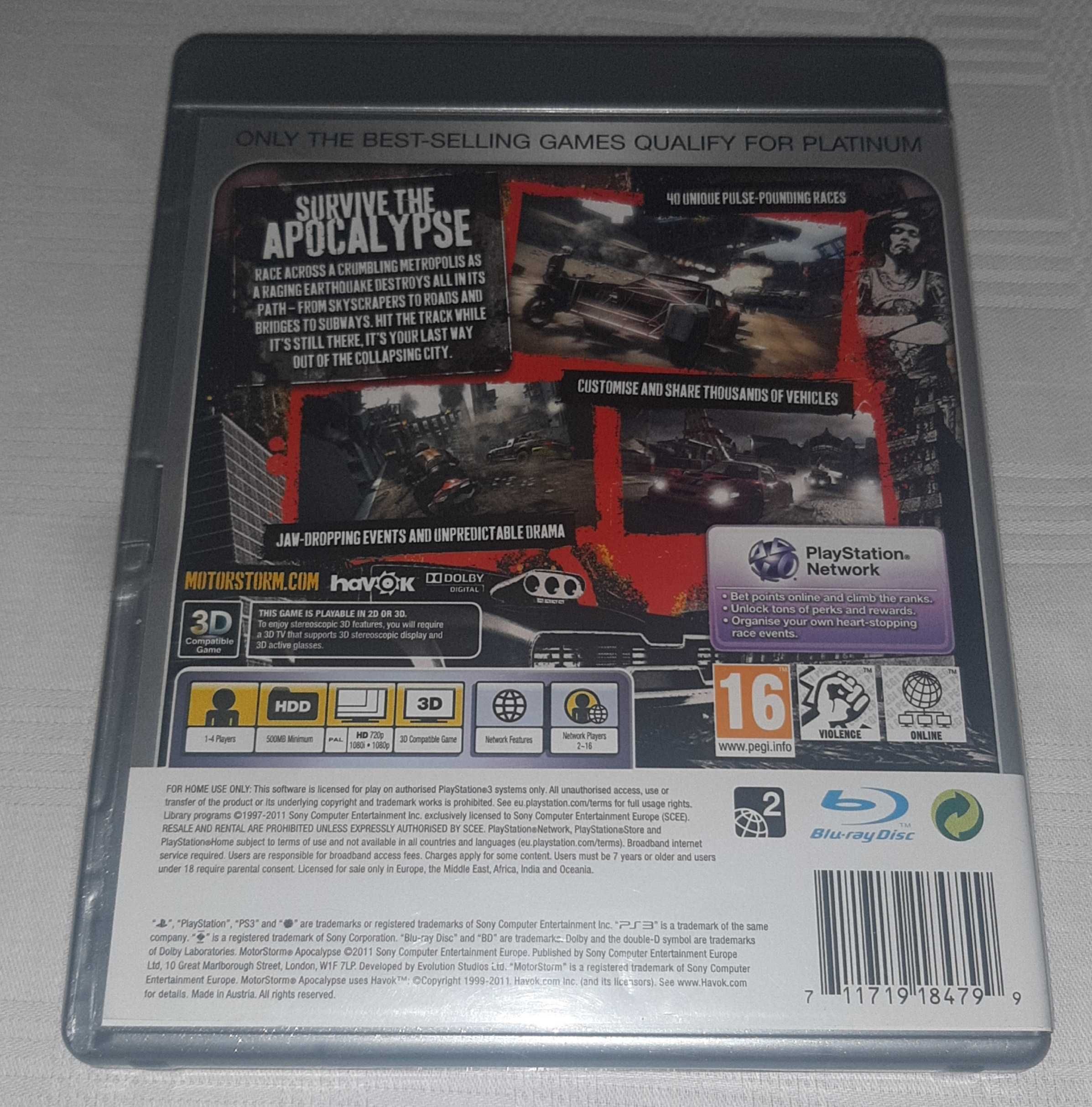 Motorstorm apocalypse - gra Playatation 3