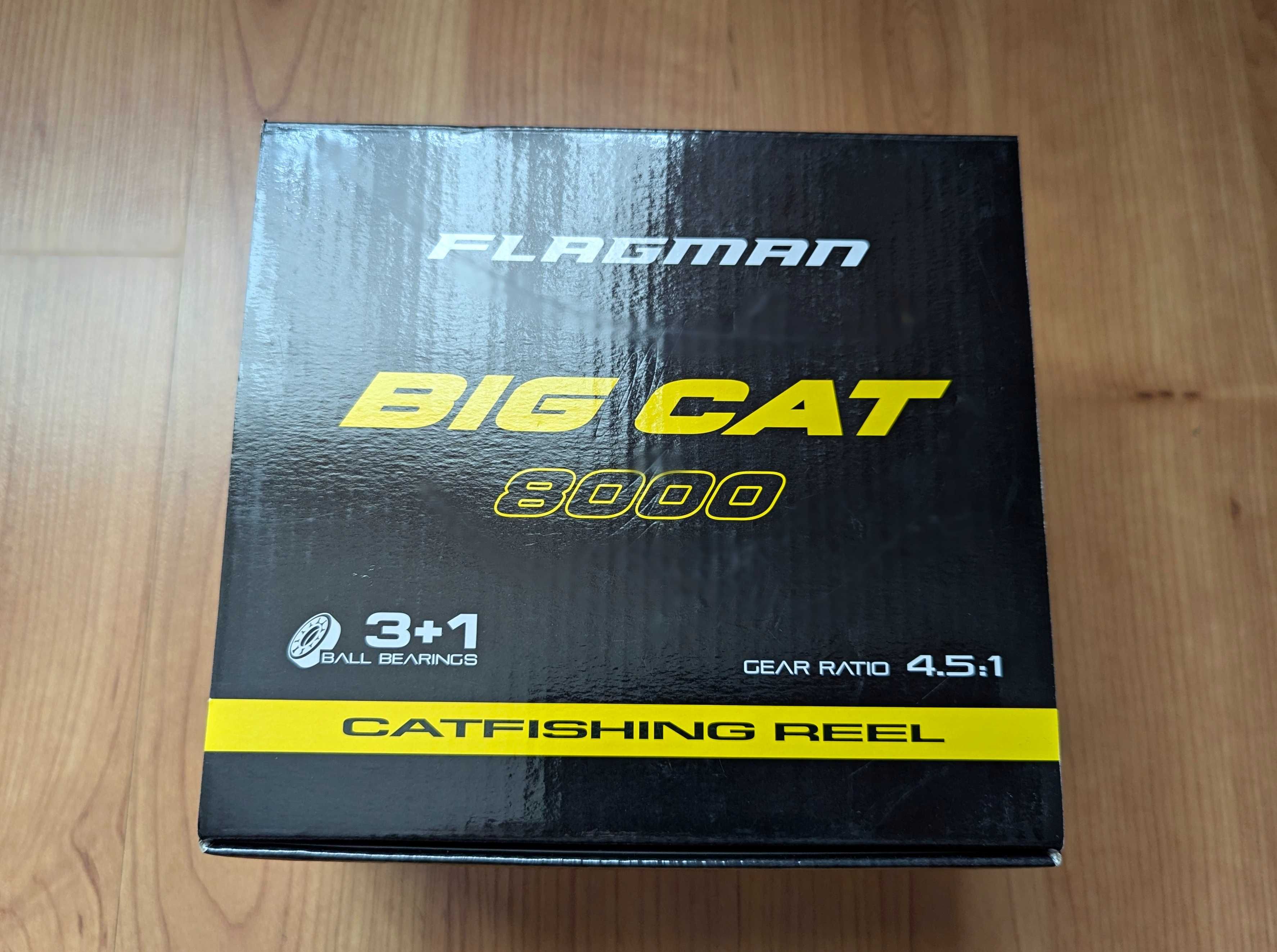 Катушка спиннинговая Flagman Big Cat 8000 4.5:1 Сом Карп