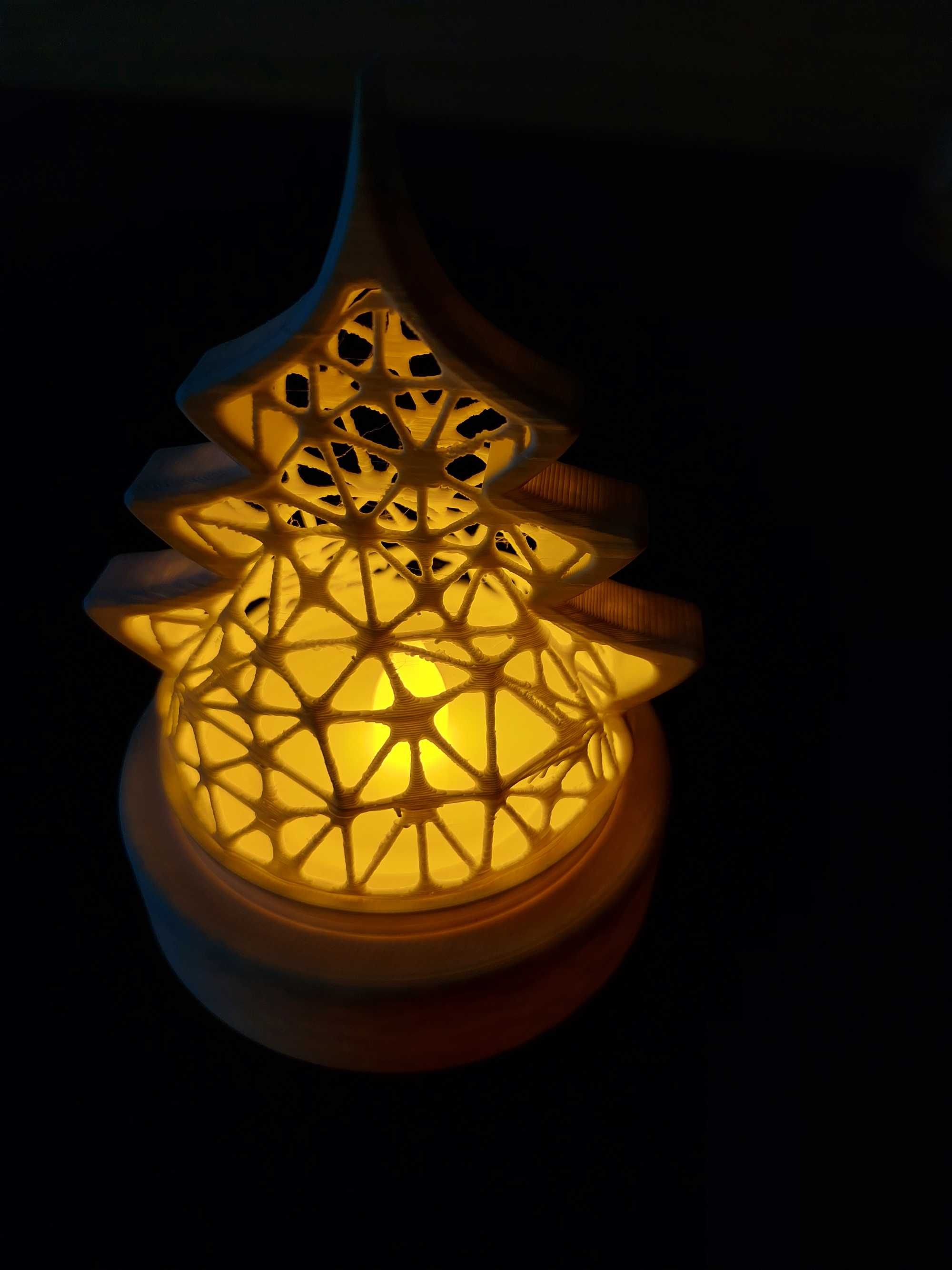 Ozdoba świąteczna, choinka na lampke led