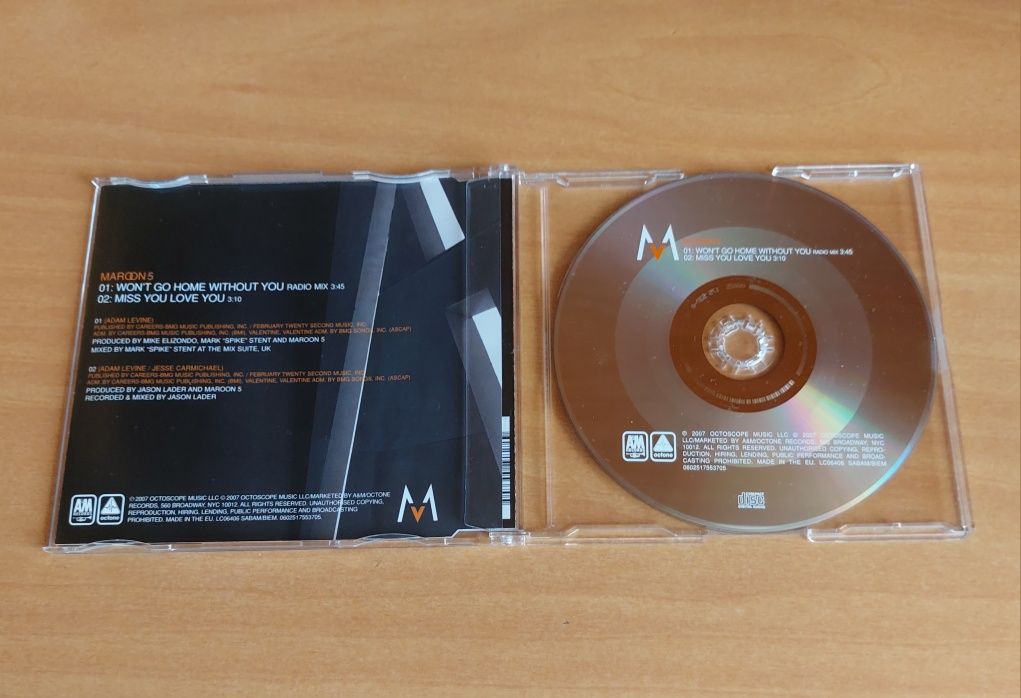 Maroon 5 won't go home without you CD