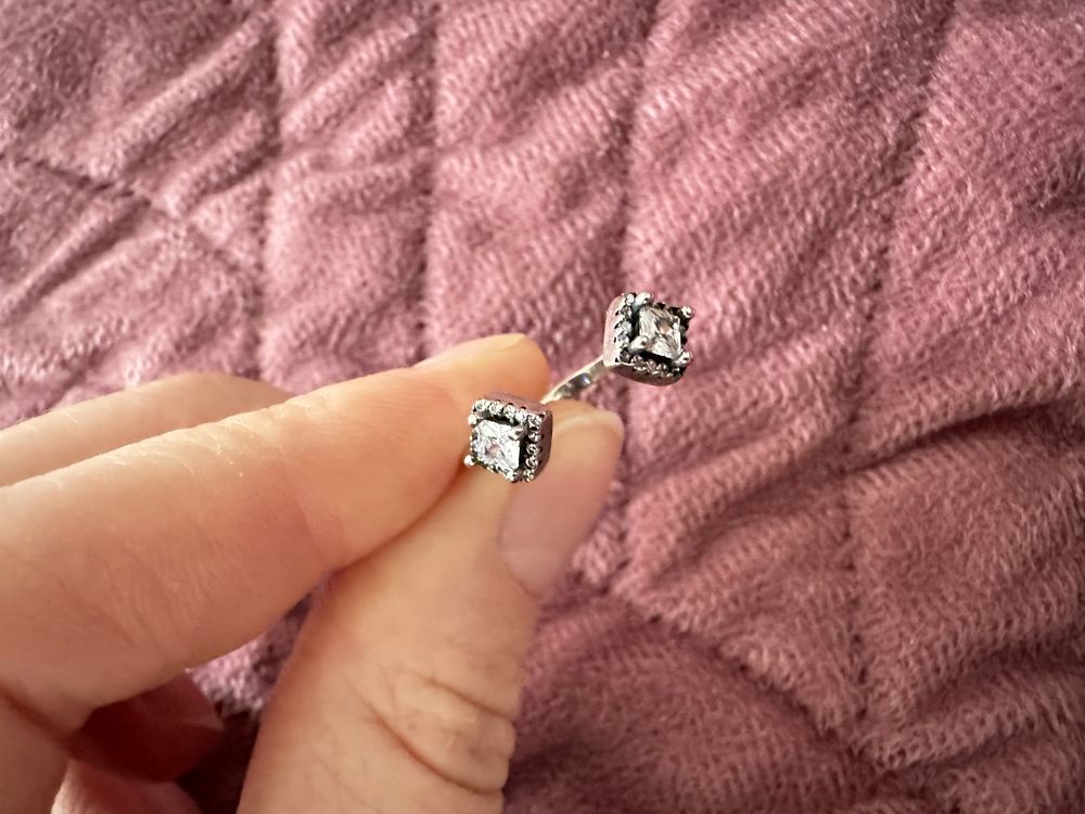 Nowy regulowany pierścionek srebro 925 otwarty wishbone z cyrkoniami