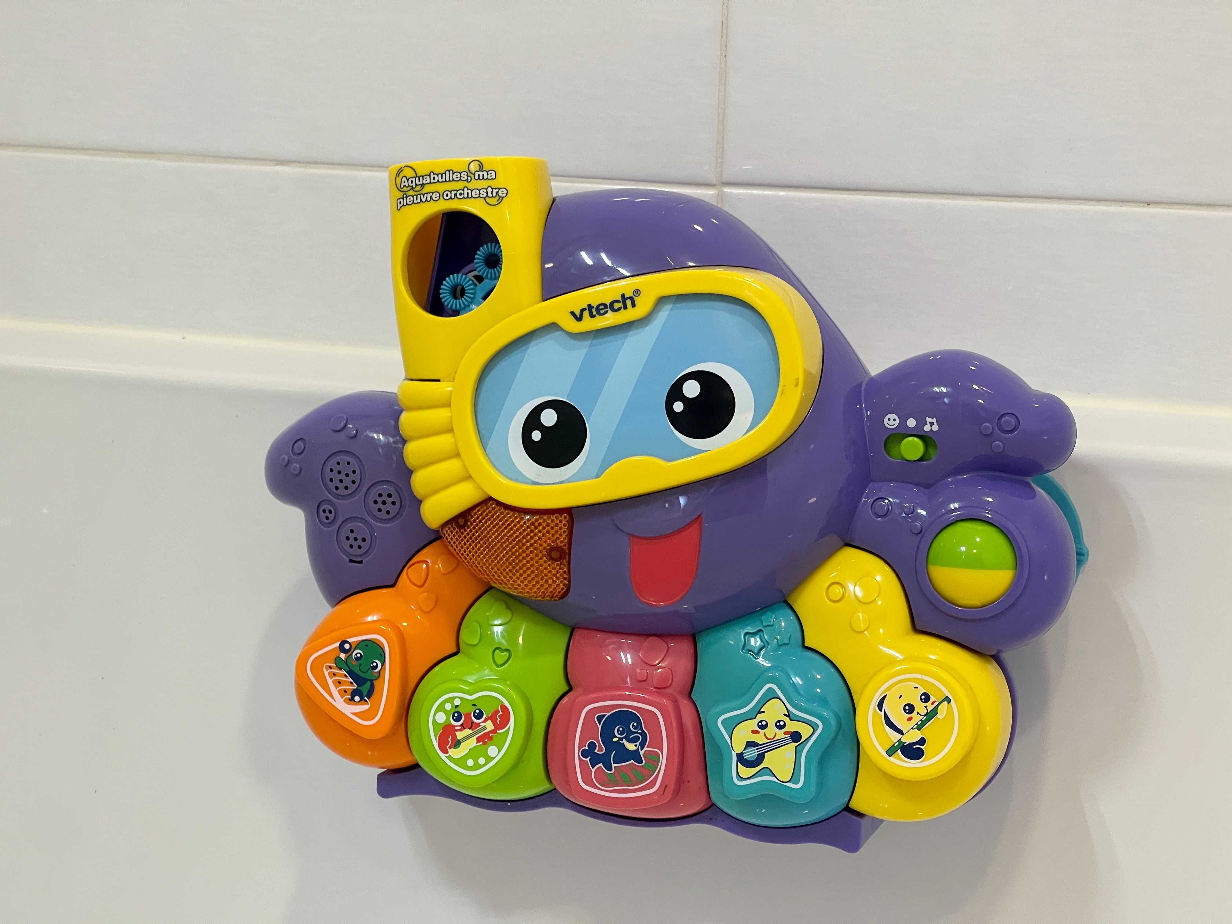 Brinquedo de banho Vtech bolhas de sabão - Polvo Orquestra