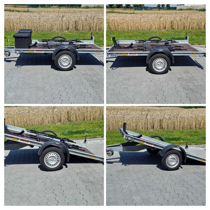 Przyczepka motocyklowa, towarowa, quad - wynajem