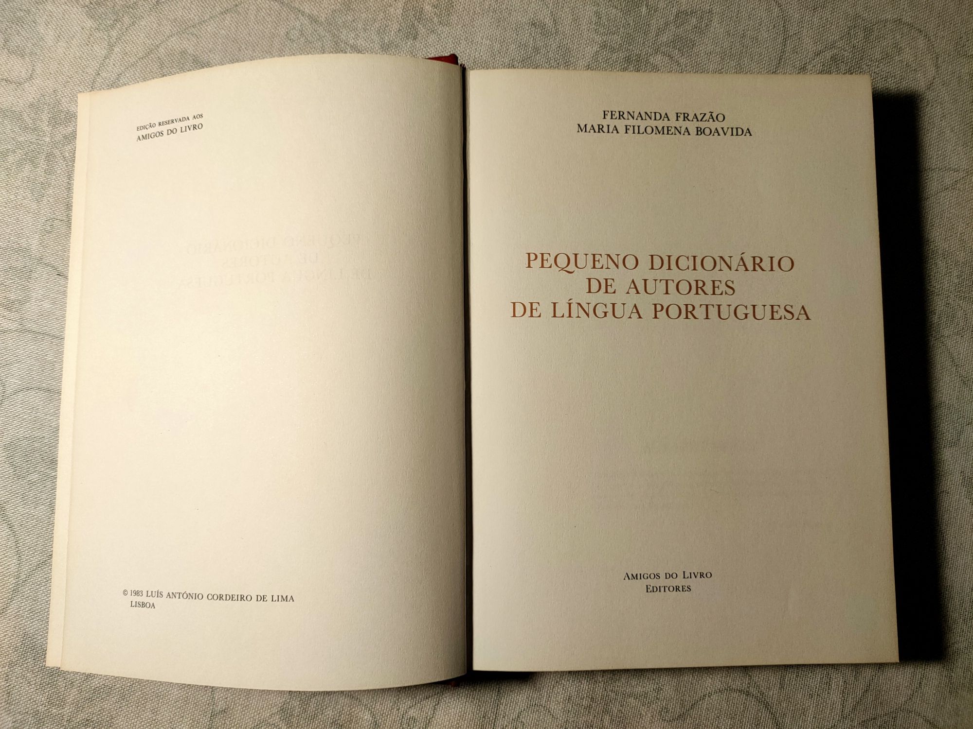 Pequeno Dicionário de Autores de Língua Portuguesa