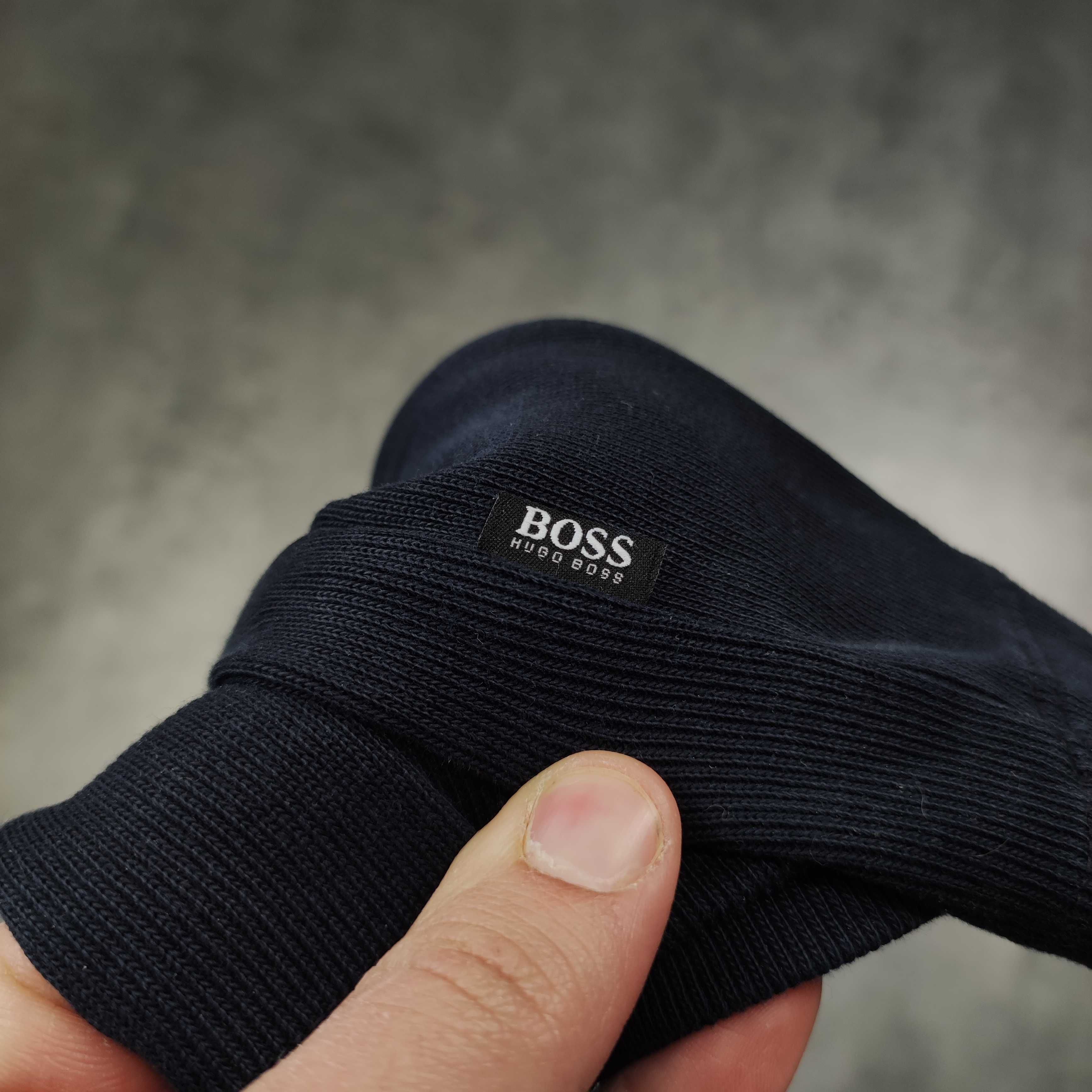 MĘSKA Elegancka Lekka Bluza HUGO Boss Stójka Rozpinana Granat PREMIUM