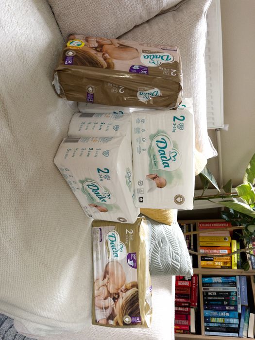 Pieluchy Dada Extra Care 2 i Dada Pure Care 2