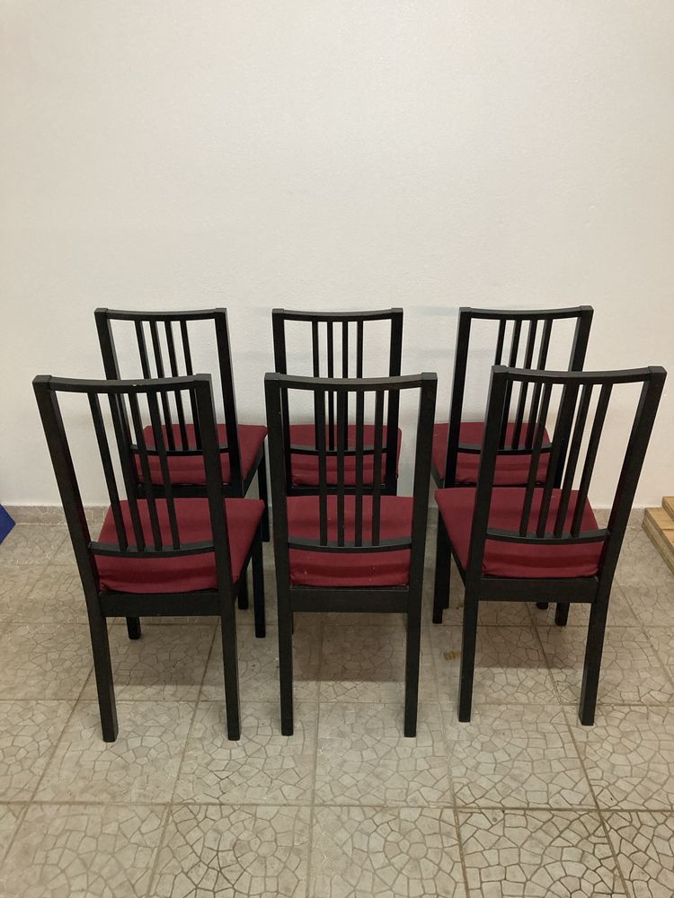 Cadeiras IkEA BORJE - conjunto de 6