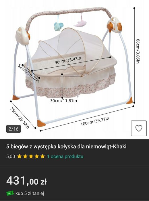 Kołyska jak nowa