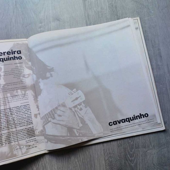 Júlio Pereira LP Gatefold Cavaquinho