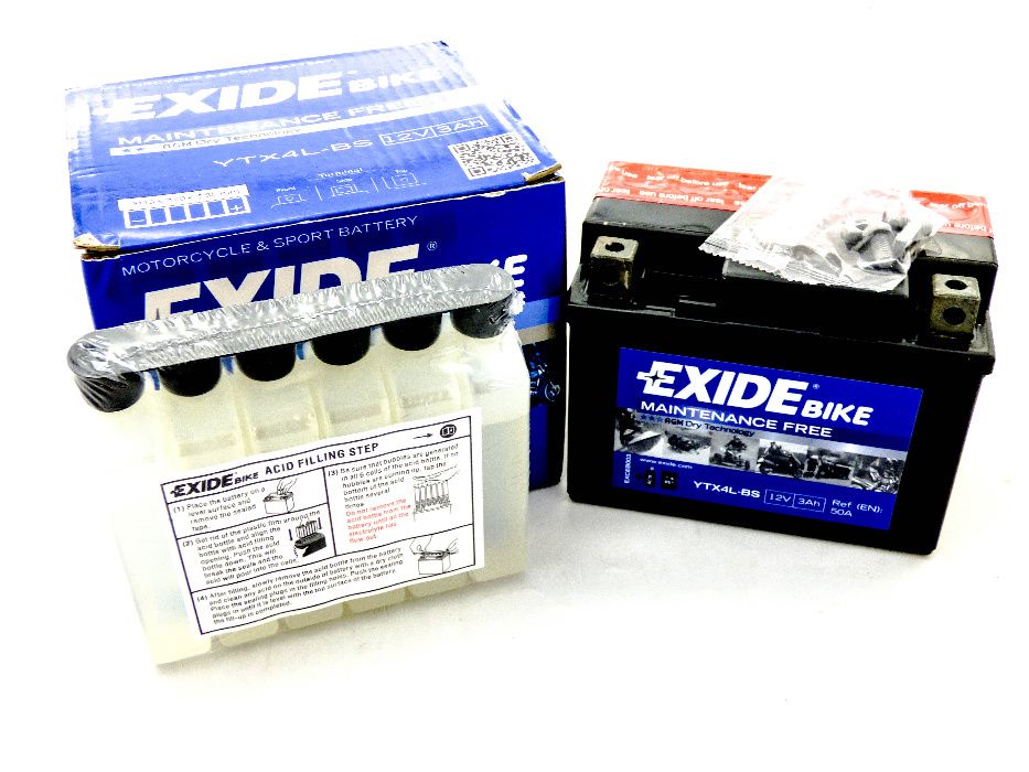 AKUMULATOR EXIDE 12V 3Ah YTX4L-BS P+ Akumulatory Warszawa