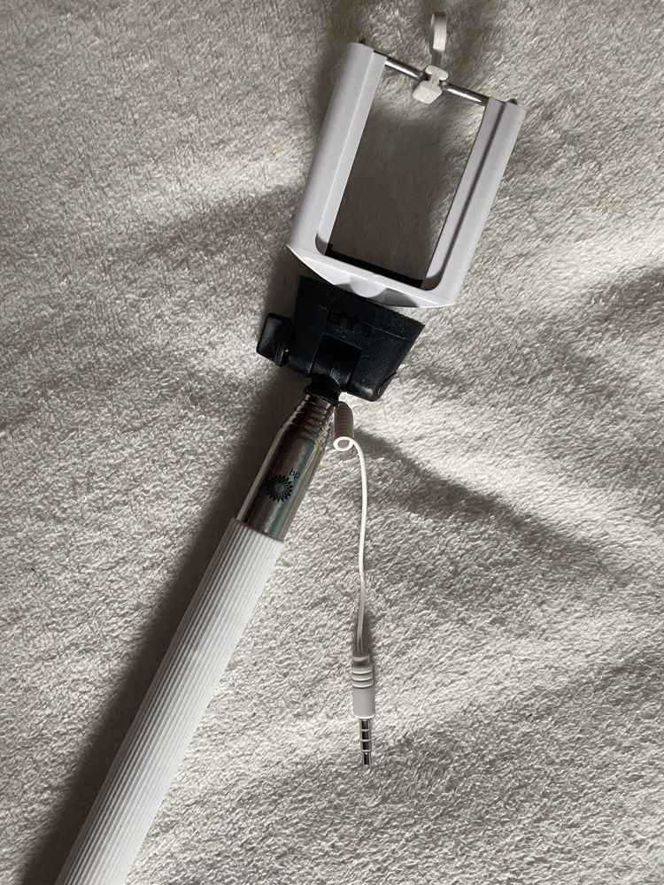 Selfie stick branco *NOVO*