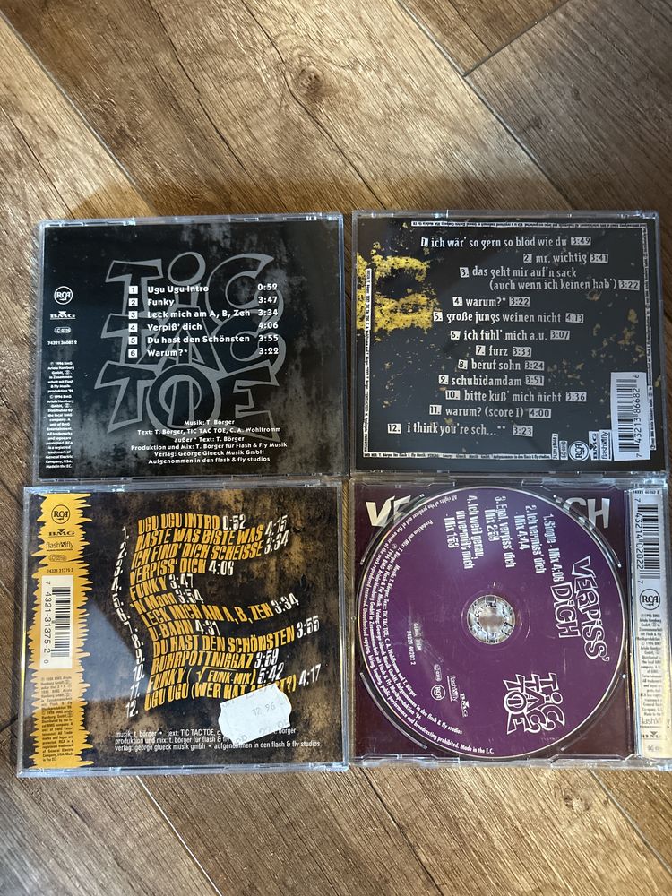 Tic Tac Toe 4 płyty CD oryginalne stan bdb cena za komplet