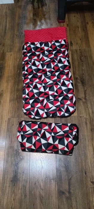 Śpiwór plus mufka do wózka/sanek