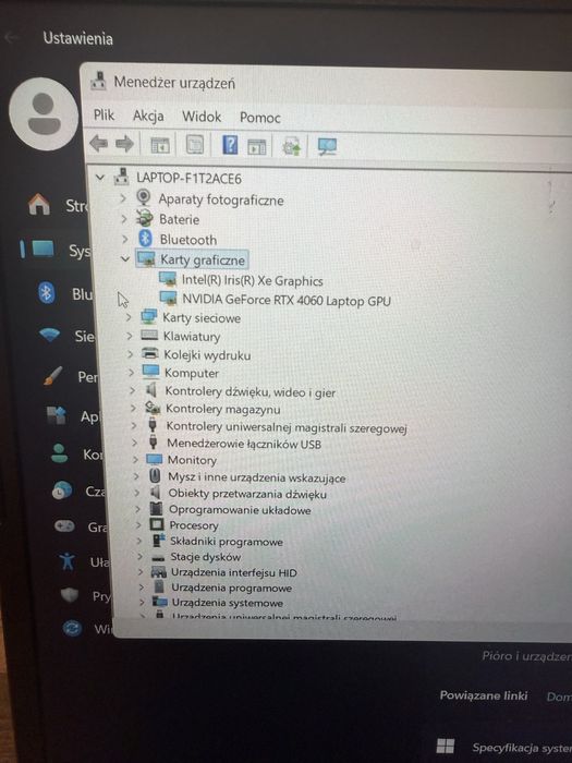 Laptop gamingowy Acer Nitro V 15 Intel Core i9 32GB RAM 1Tb SSD
