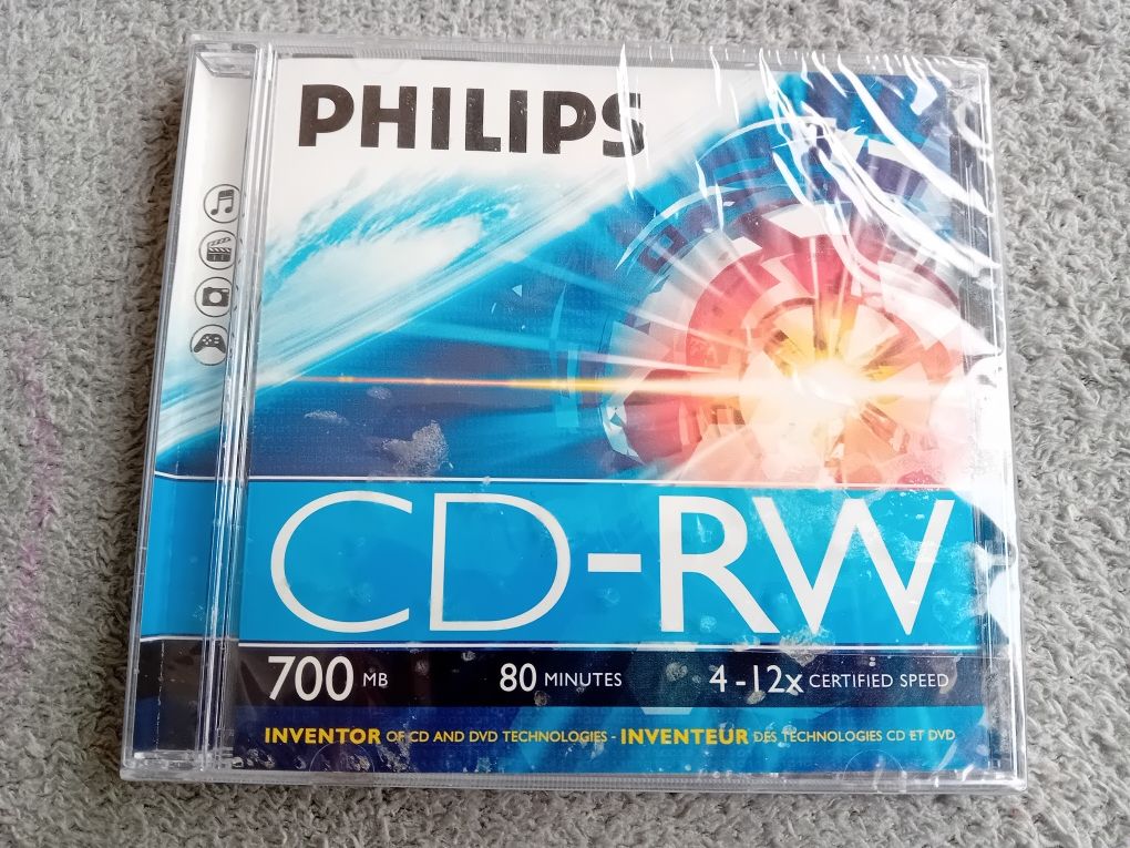 Czysta płyta CD-RW Philips 700MB