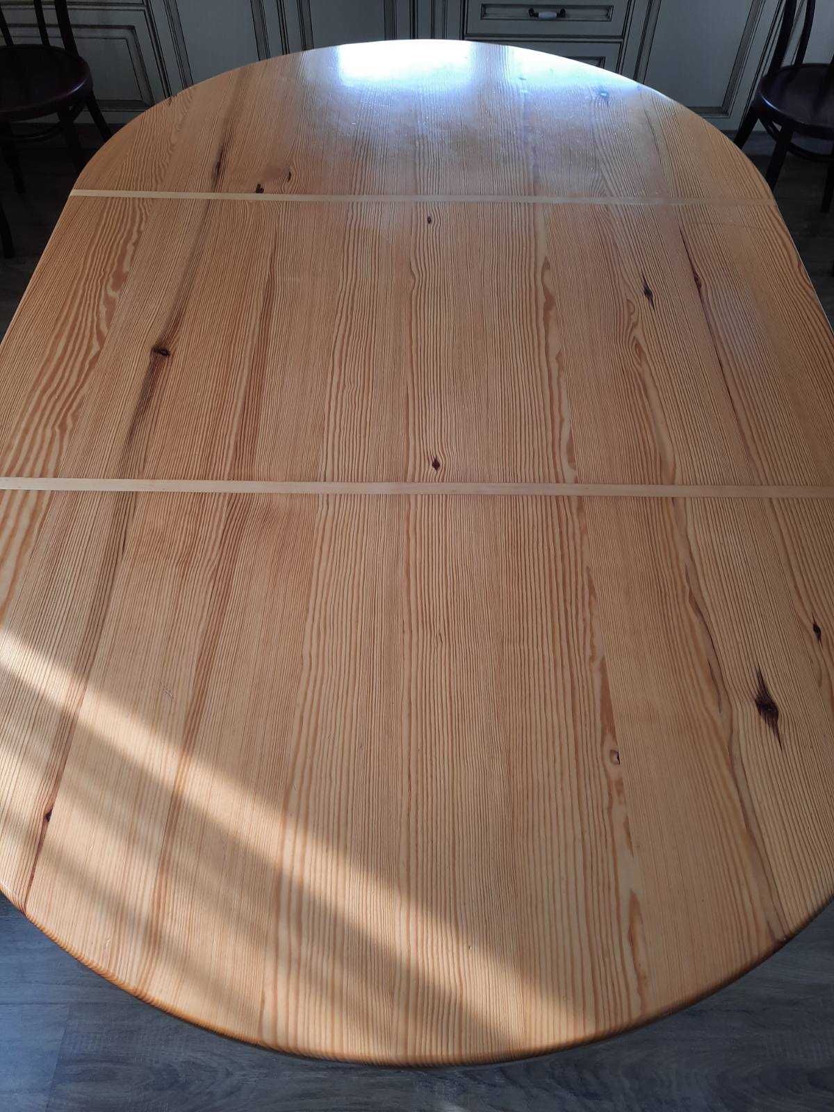 Кухонний обідній нерозкладний дерев'яний стіл 175х110