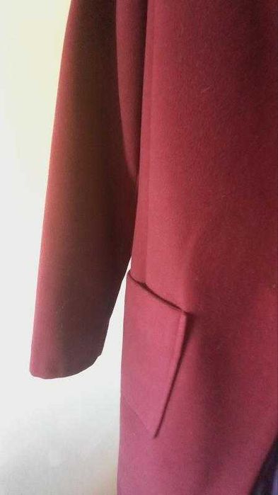 Пальто Марсала 80% шерсть