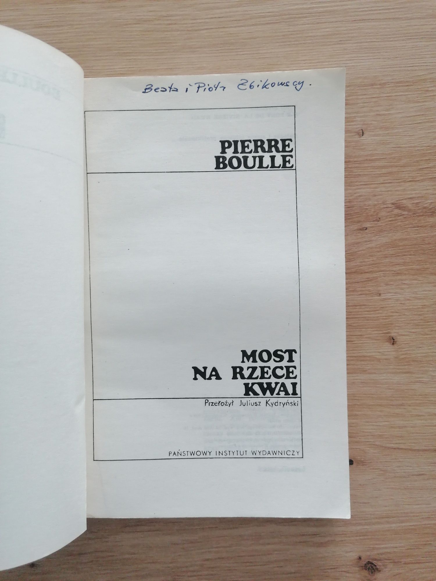 książka Most na rzece Kwai Pierre Boulle